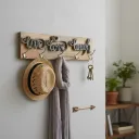 Modern Primitive Decorative Rack for Towels & Bags