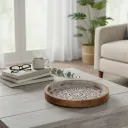 Architectural Metal Embossed Tray – Statement Piece for Modern Interiors